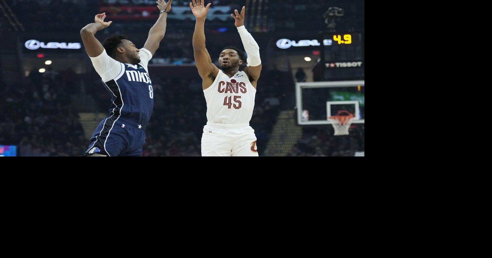 Cavaliers score 91 points in first half and rout undermanned Mavericks after Doncic trade