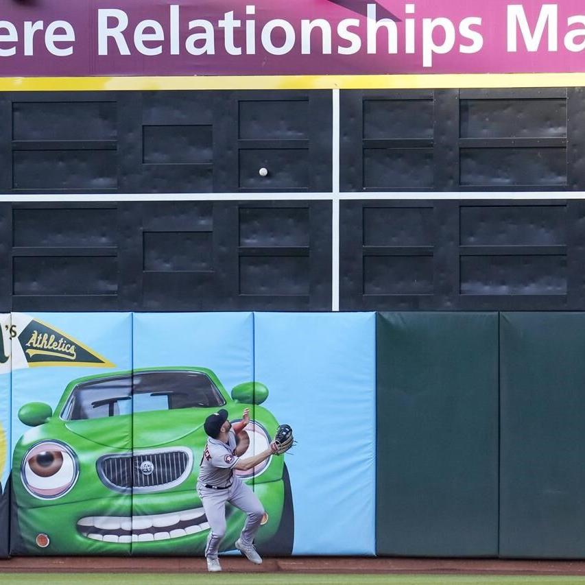 Rookie France shuts down A's and Tucker delivers go-ahead two-run double as  Astros win 3-1