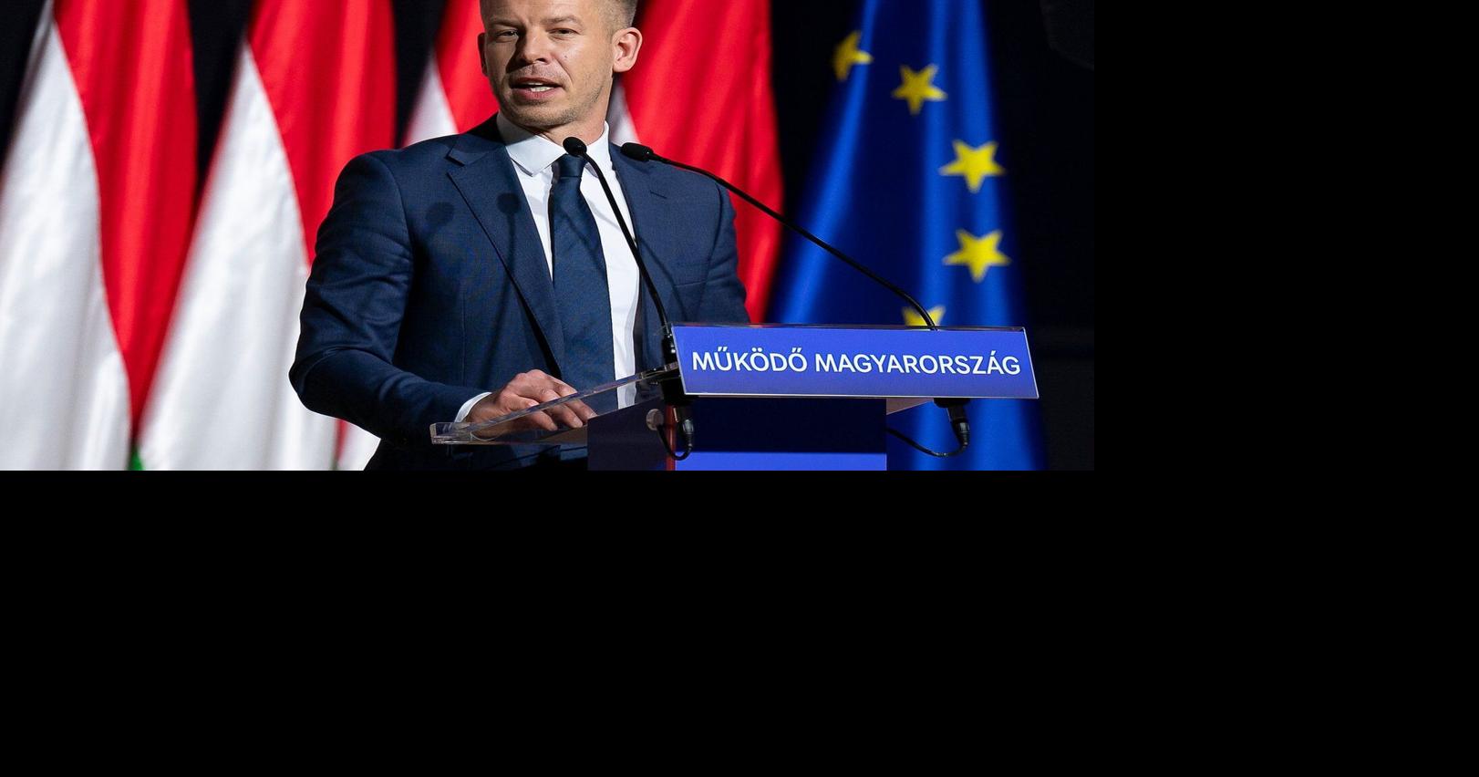 Hungarian opposition leader Magyar vows to pull Hungary back toward the West in campaign launch