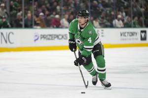 Stars' Miro Heiskanen week to week after a hit from Mark Stone. Defenceman won't play 4 Nations