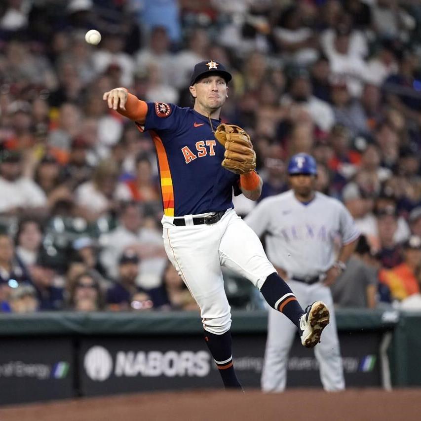 Semien's grand slam caps 6-run 7th, Rangers beat Astros 9-1 - The