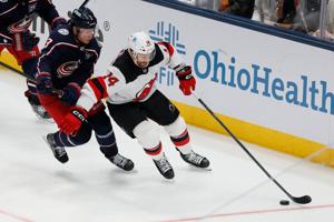 Timo Meier, Dawson Mercer power Devils past Blue Jackets 3-2 for second straight road win