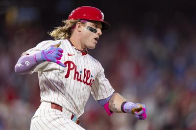 From tots to taters, Harrison Bader has thrived in the pressure cooker of Philadelphia pennant race