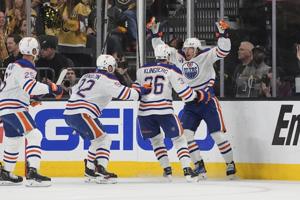 Kapanen's OT winner lifts Oilers past Golden Knights to advance to conference finals