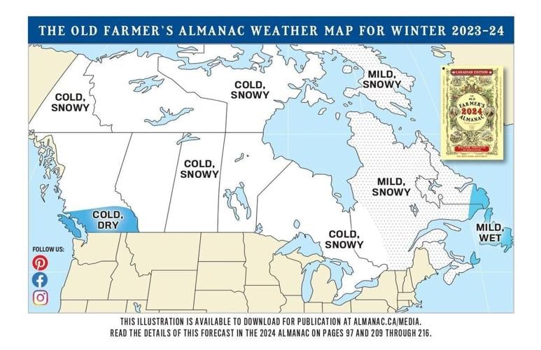 Old Farmer’s Almanac predicts ‘winter whiteout’ in Canada