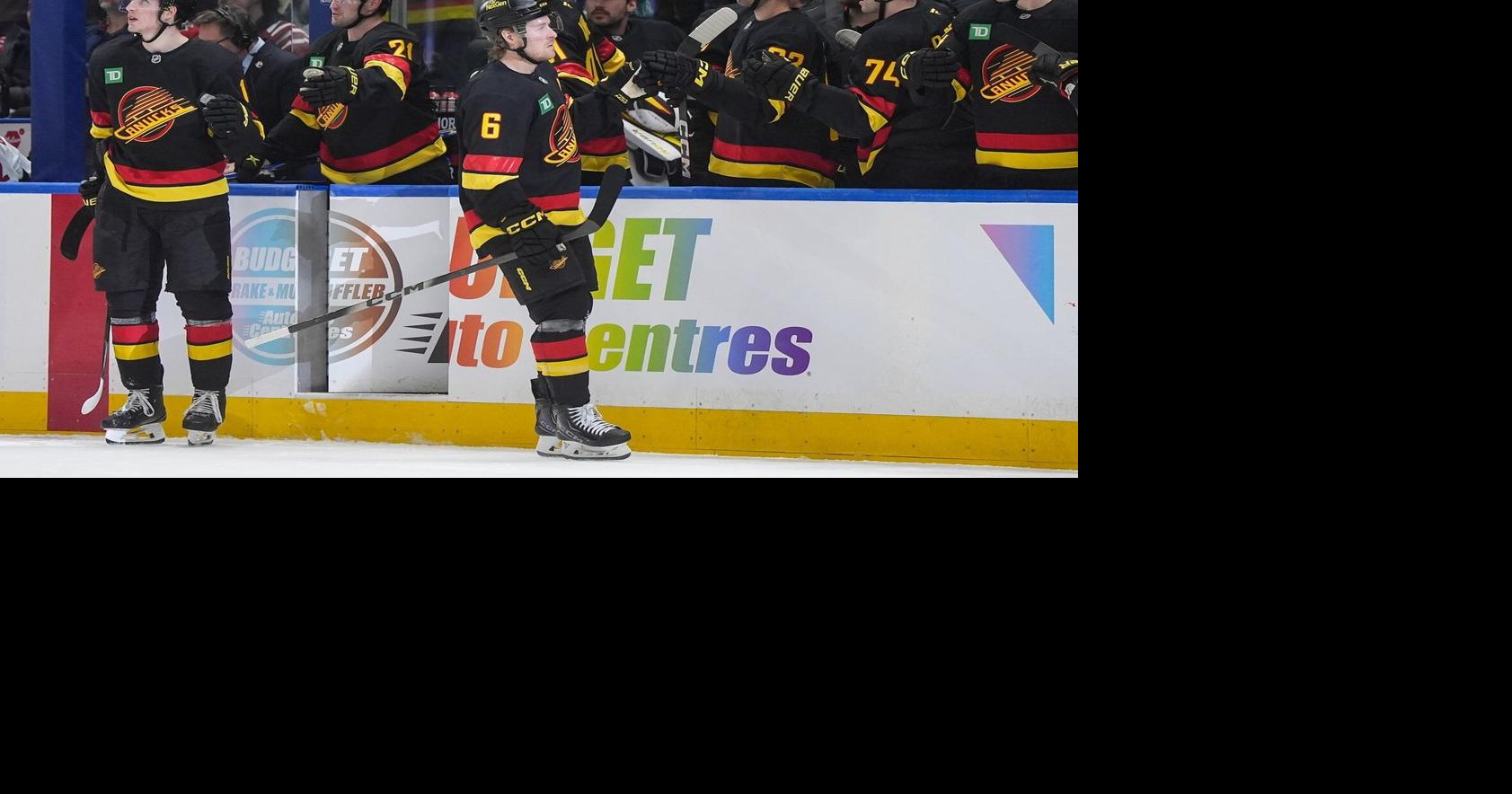 Canucks snap skid as veterans respond to coach Adam Foote’s call out team