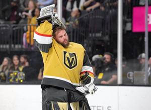 Goalie Robin Lehner apparently hopeful of resuming NHL career