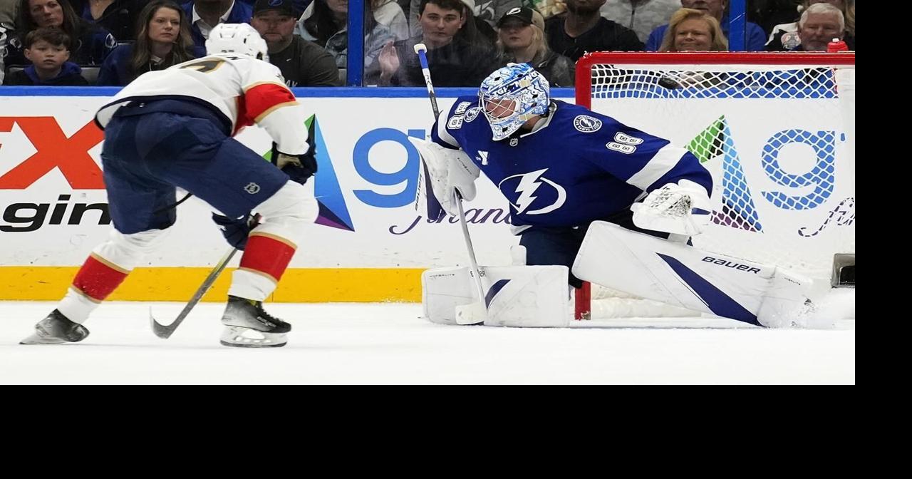 Panthers use short-handed goals to beat Lightning 4-2 in opener of home-and-home set