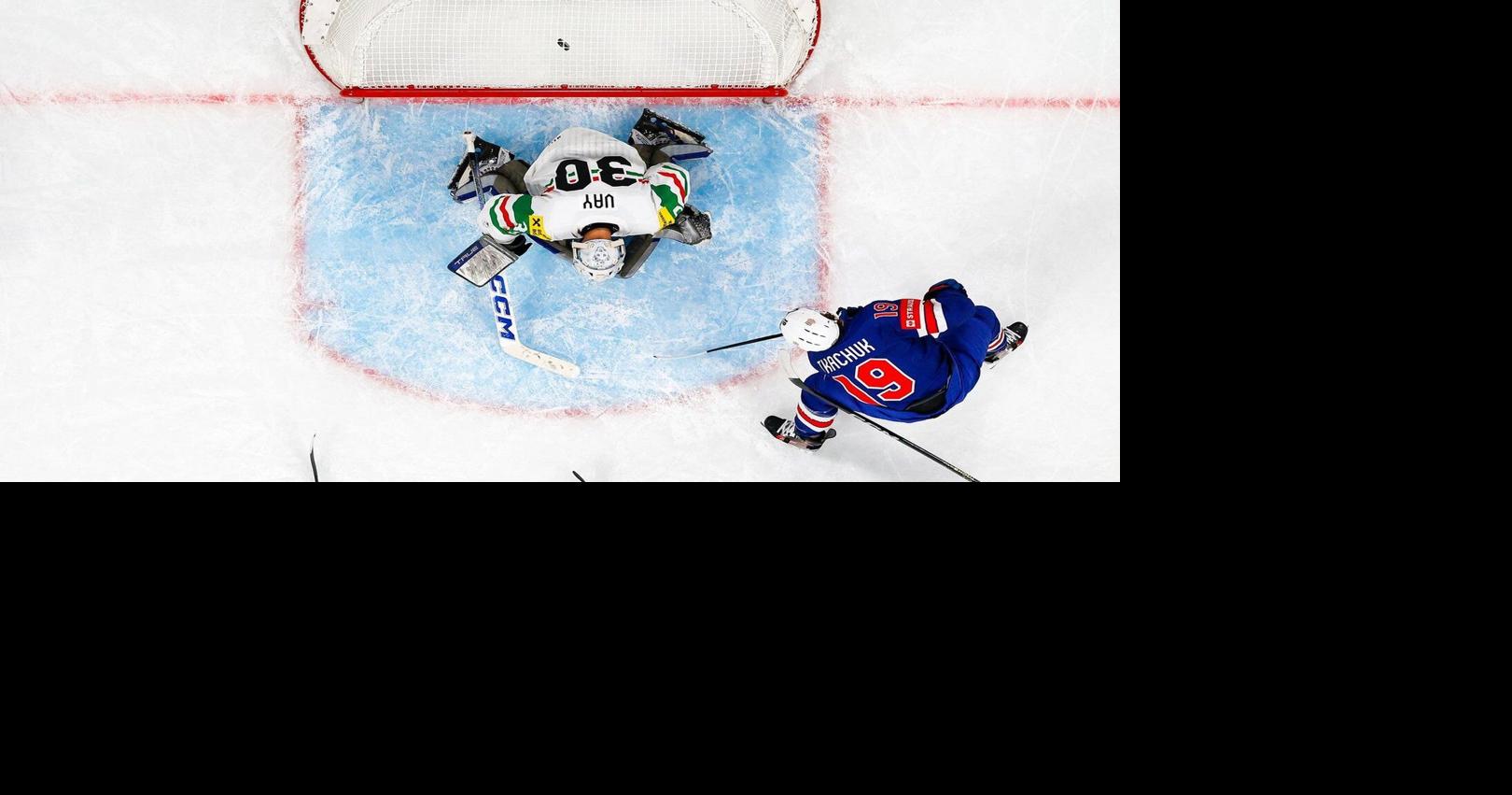 US beats Hungary to stay alive for ice hockey world quarterfinals