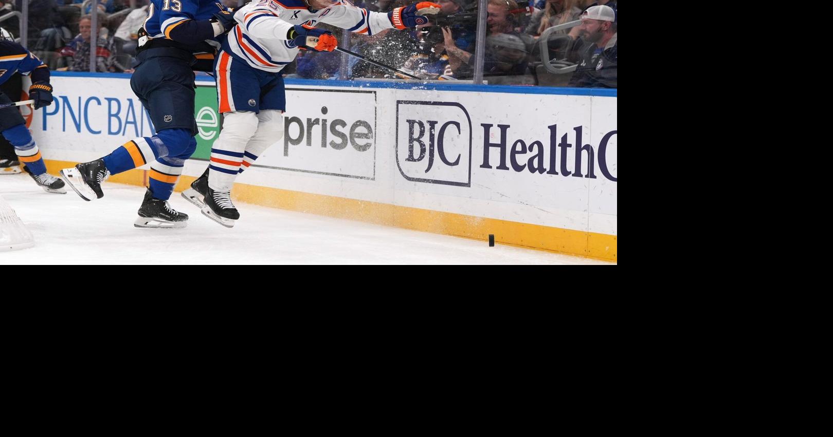 Blues’ Snuggerud is having wrist surgery and Toropchenko out after burning legs in a home accident