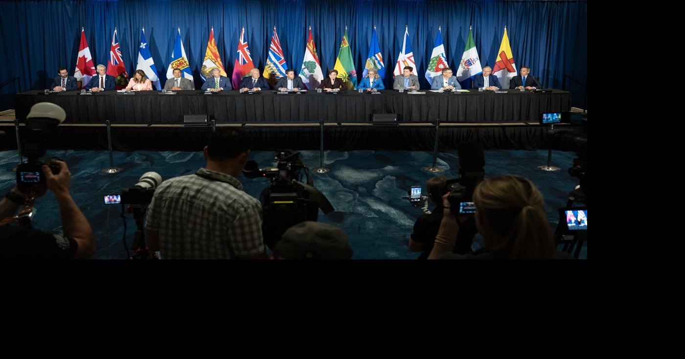 Premiers keeping cards close on constitutional changes pitched in Alberta referendum