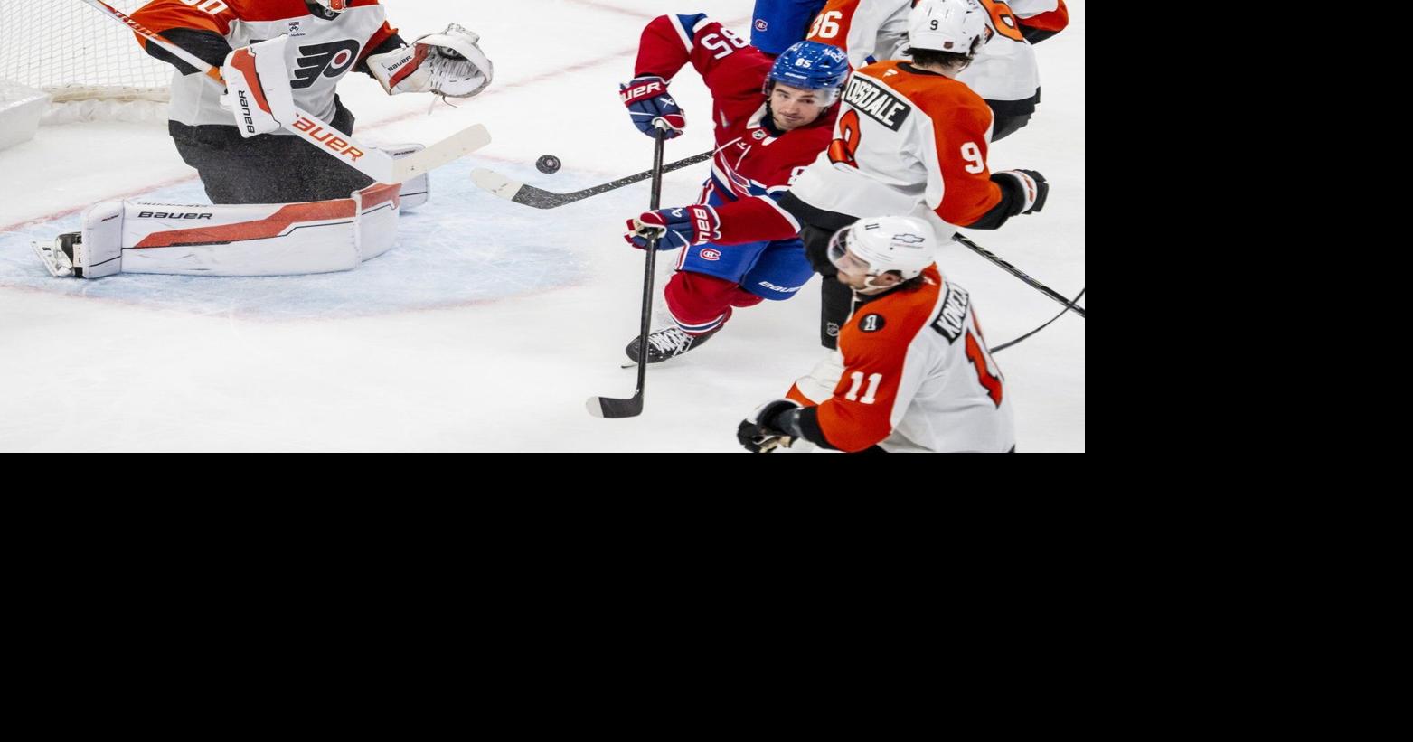 Flyers halt three-game losing streak with 4-1 win over Canadiens