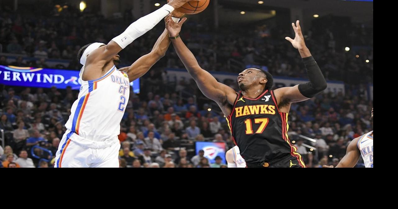 Gilgeous-Alexander's 35 points help Thunder pull away for 128-104 win over Hawks