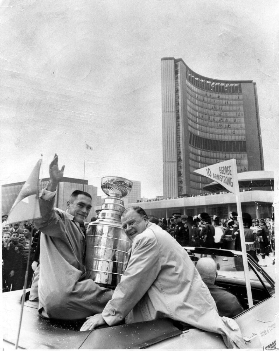 Toronto Maple Leafs hold Stanley Cup parade in 1967