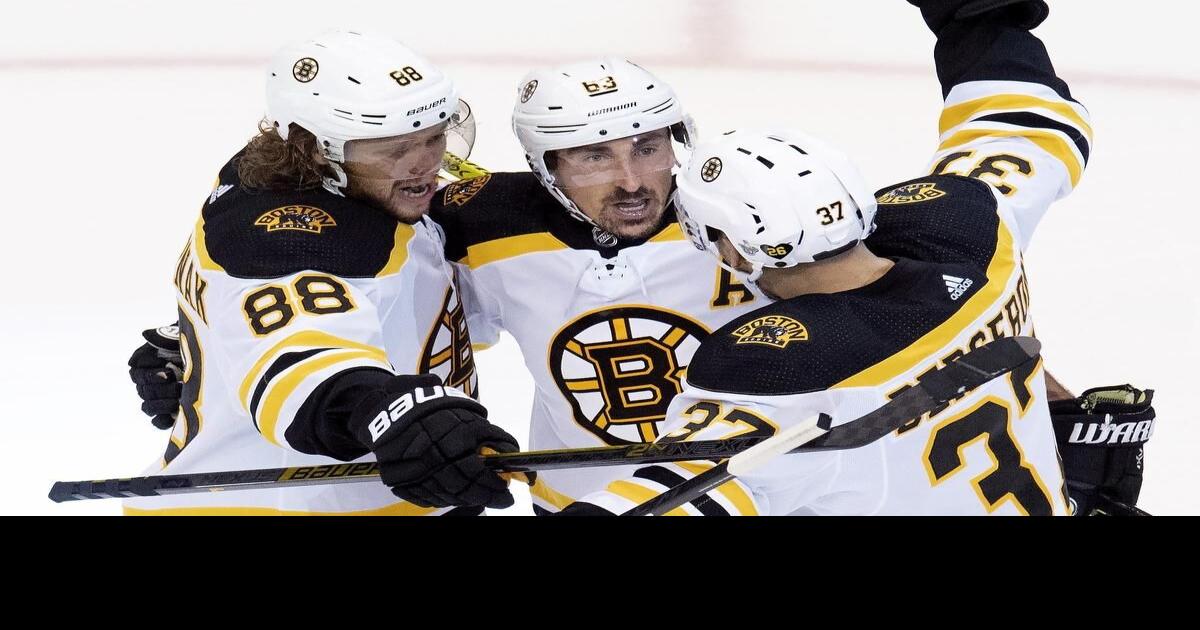 Bruins first line is reaching a new level of terrifying