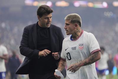 Pochettino criticizes officials for 3 calls he said caused US loss to Mexico in Gold Cup final