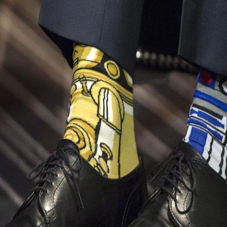 Prince Symbol Socks (Black/Gold)