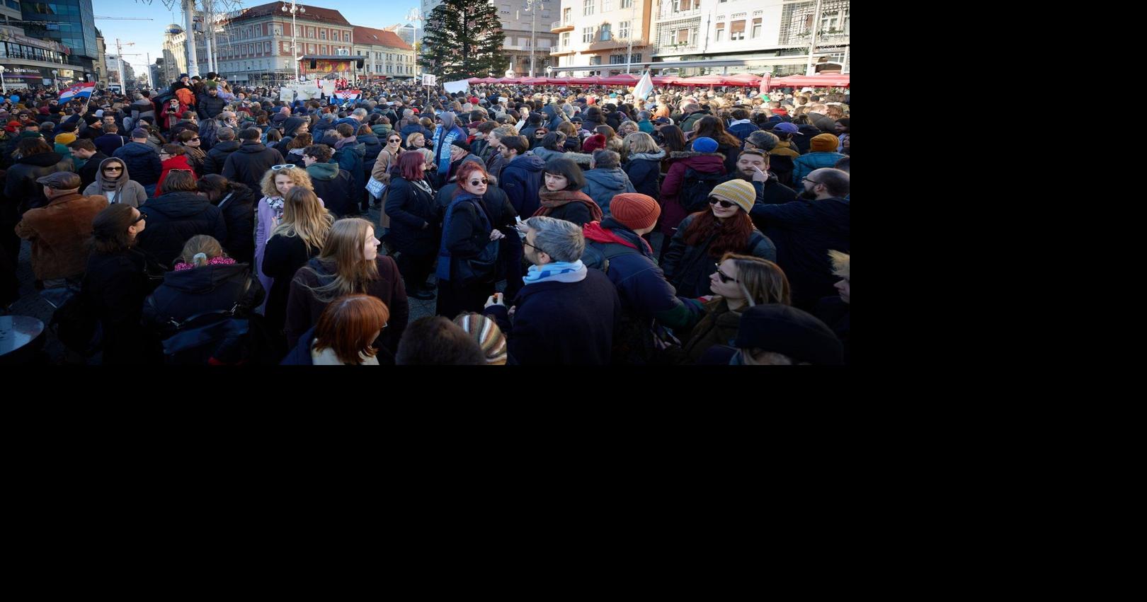 Thousands protest far-right surge in Croatia following incidents