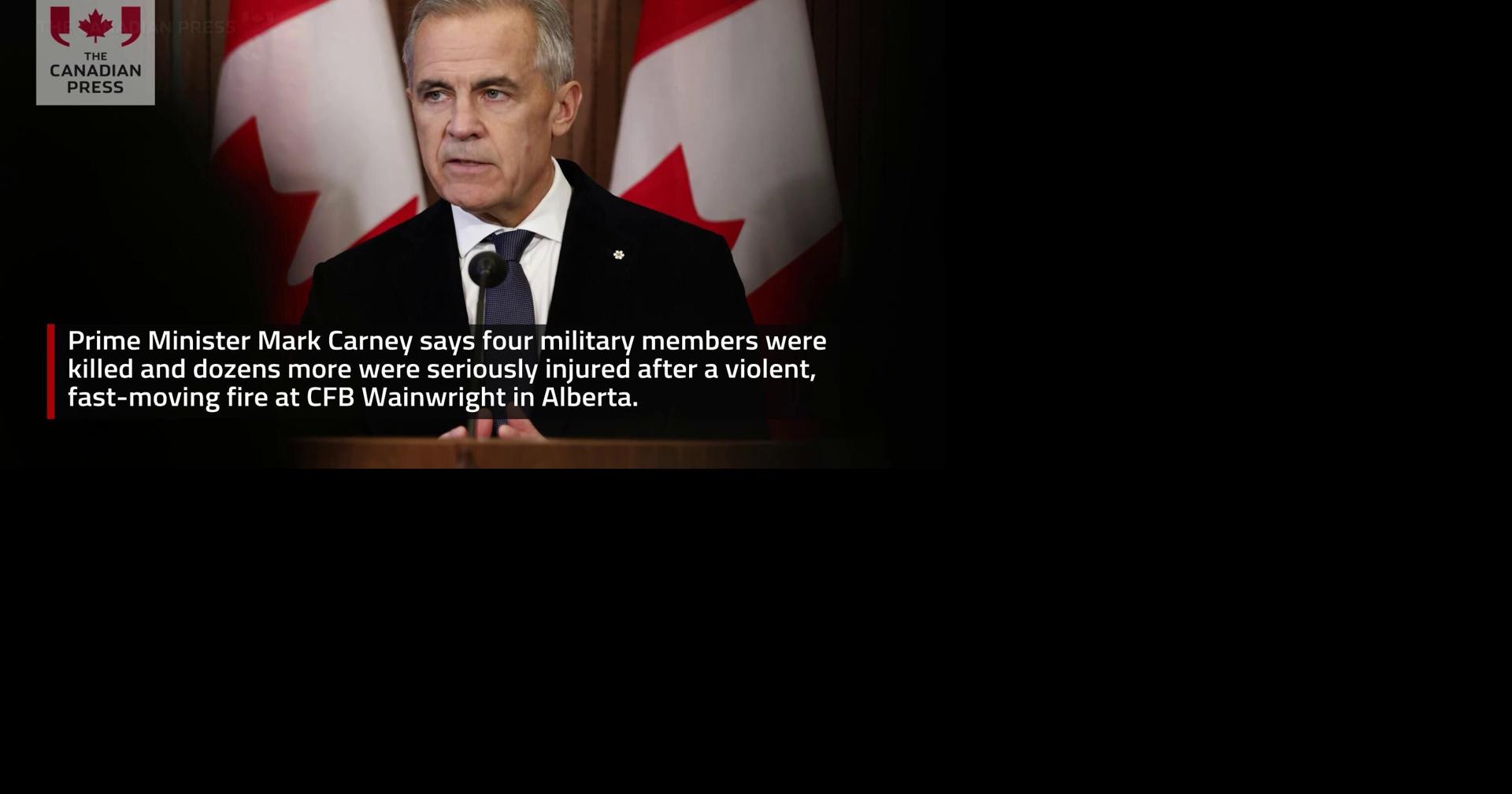 The latest developments on the deadly fire at CFB Wainwright in Alberta