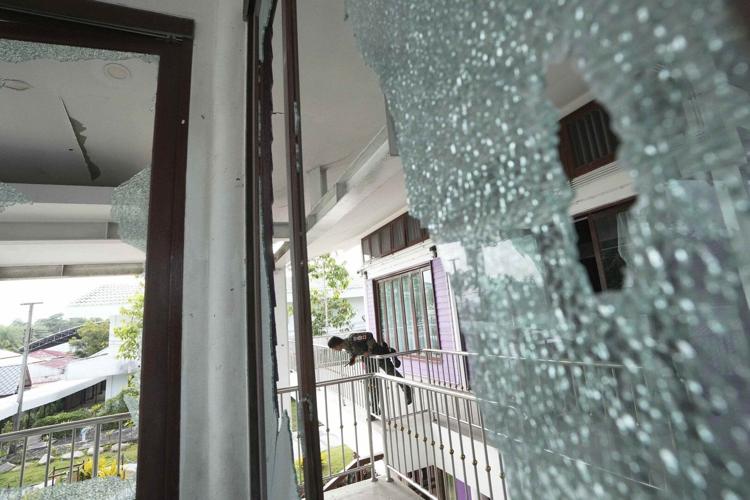 Photos from the aftermath of fighting along the Thailand-Cambodia border