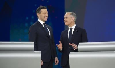 PIERRE POILIEVRE AND MARK CARNEY LEADERS DEBATE