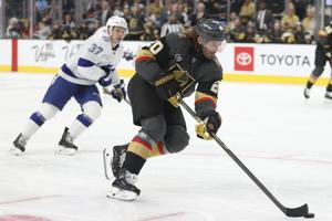 NHL roundup: Hertl scores 31st goal, Golden Knights down Lightning 4-2