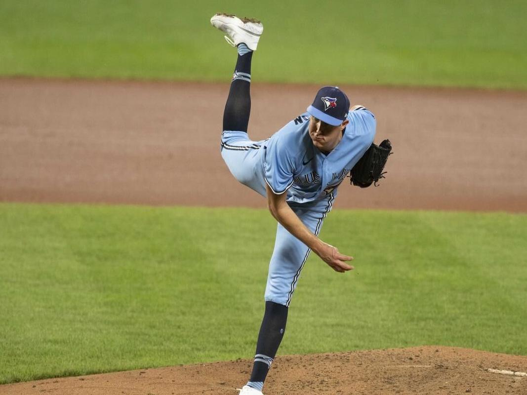 Blue Jays star rookie pitcher Nate Pearson sidelined with elbow