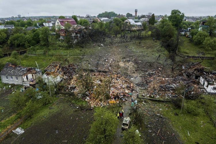 AP PHOTOS: Russia hits Ukraine with the largest drone-and-missile attack of the 3-year war