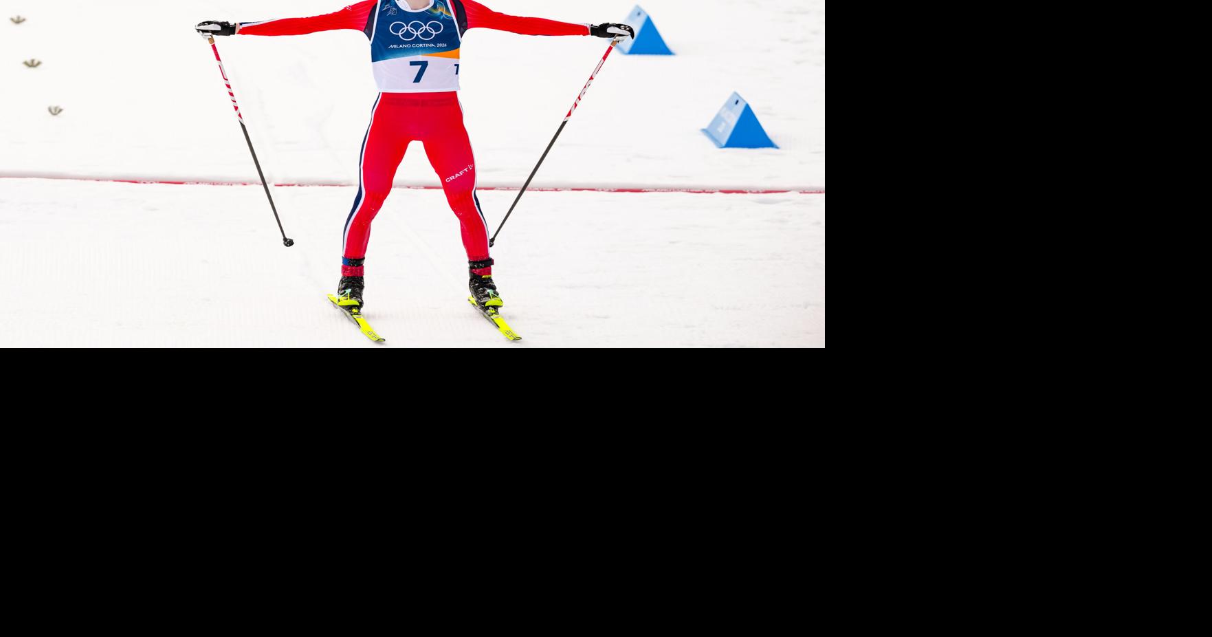 Norway’s Jens Luraas Oftebro overcomes time deficit to win gold in Nordic combined