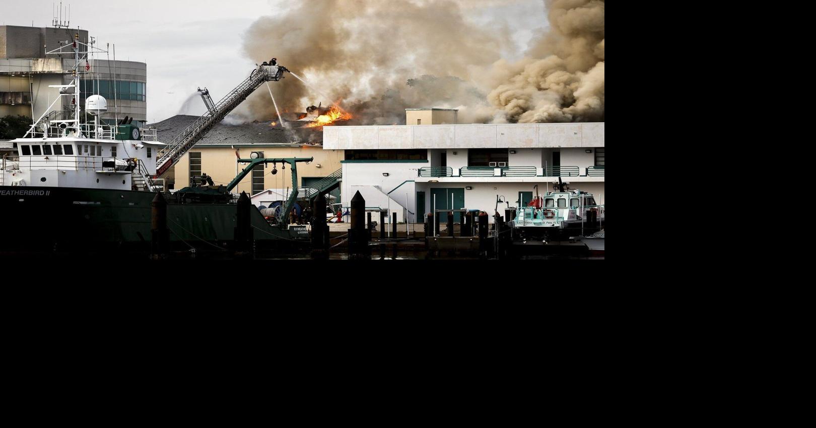 Fire breaks out in a lab building on a University of South Florida campus