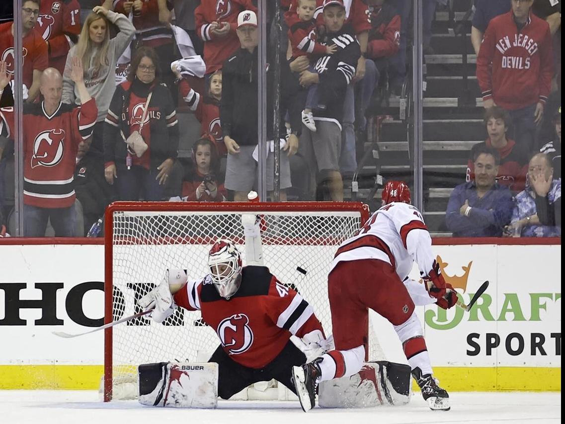 Devils answer in Game 3, rout Canes 8-4