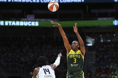Nneka Ogwumike moves into 6th place on WNBA's all-time scoring list as Storm beat Valkyries 67-58