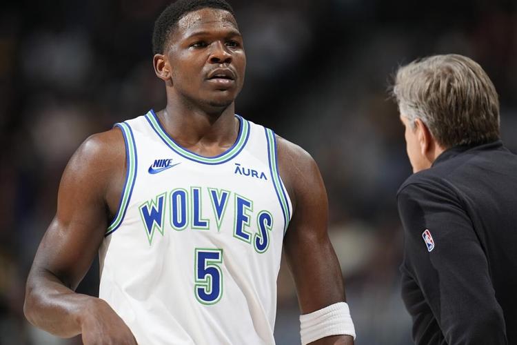 Conley, Edwards lead surging Timberwolves past Nuggets 111-98 and into ...