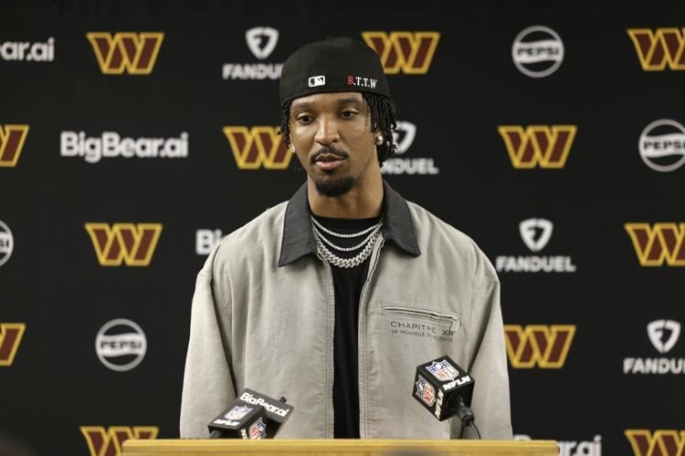 Commanders stars Jayden Daniels and Terry McLaurin out against the Falcons with injuries