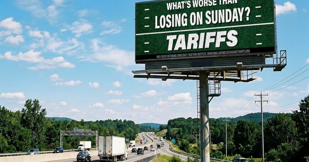 U.S. businesses kick off football-themed billboard campaign against Trump’s tariffs on Canada - Toronto Star