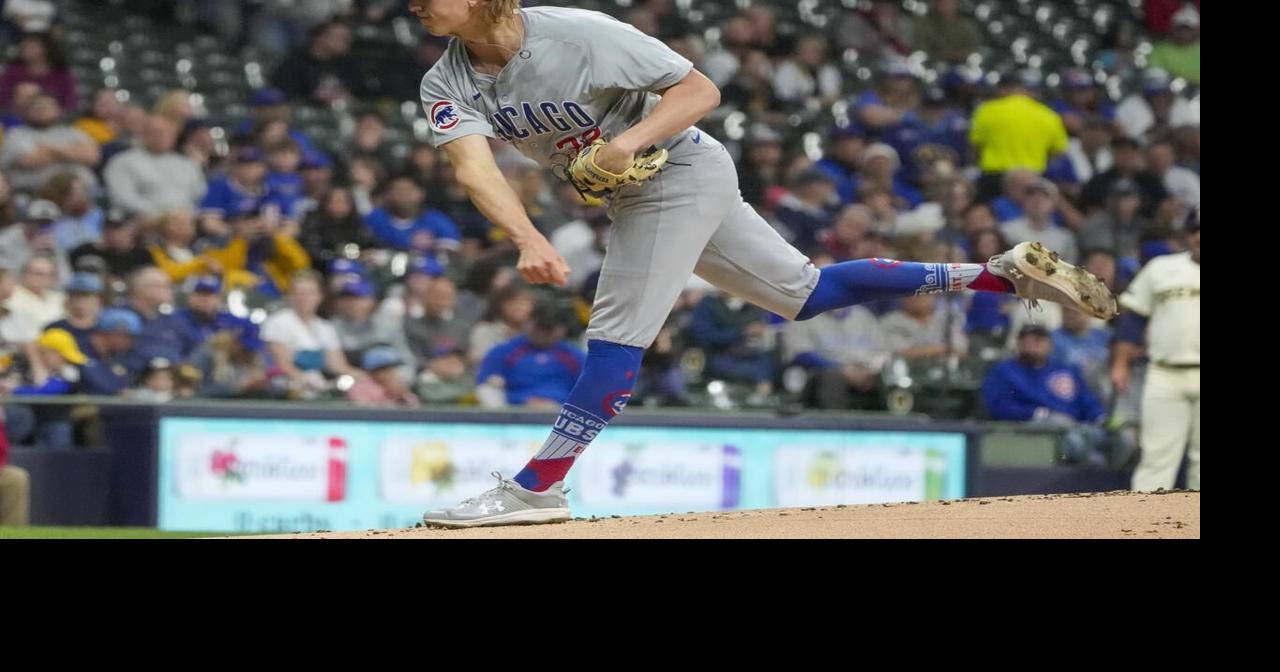 Cubs' Brown holds Brewers hitless through 7 innings before Frelick singles in the 8th off Wesneski