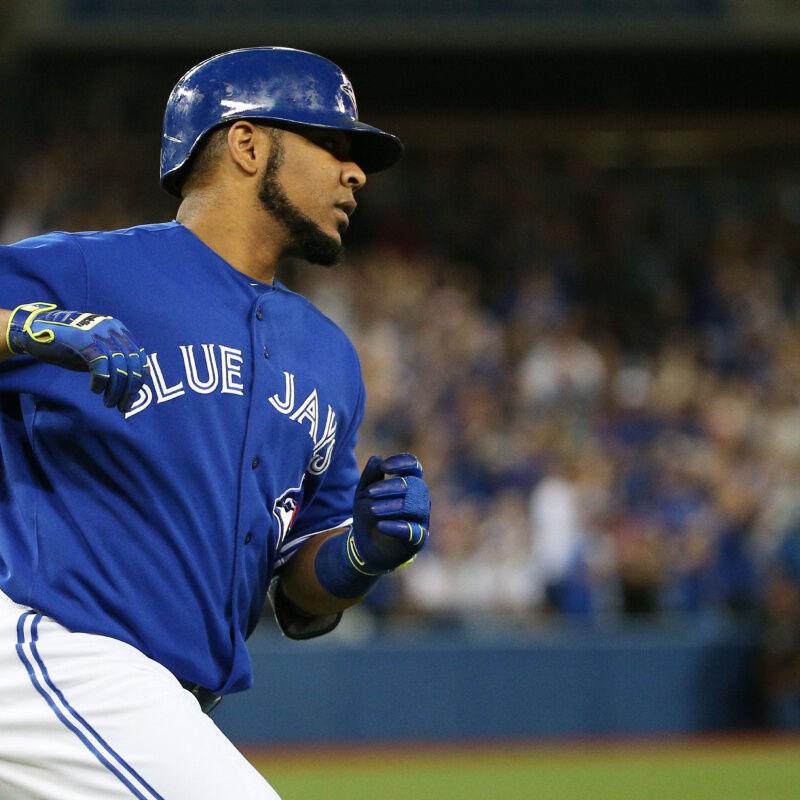 Troy Tulowitzki worked on his pitching mechanics during Blue Jays photo day