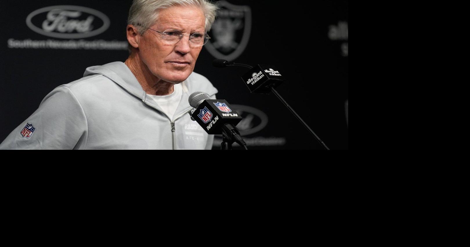 Raiders fire Pete Carroll after 3-14 season and will look for a new coach for third straight year