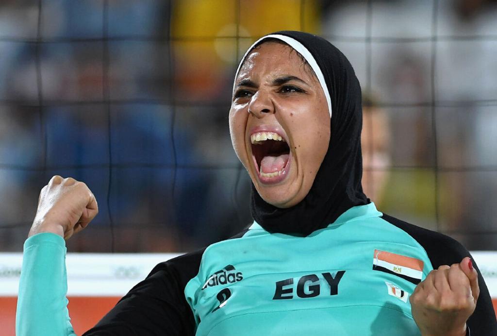 Hijab, Leggings, and Long-sleeves Won't Hinder Egyptian Beach Volleyball  Player's Olympic Performance