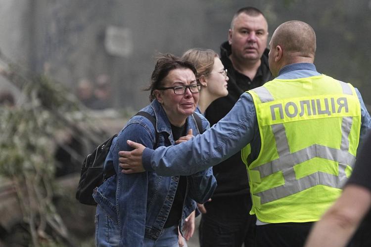Russian missile and drone attack on Kyiv kills at least 13 people and ...