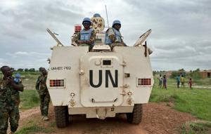 Armed men ambush patrol in South Sudan and kill 2 UN peacekeepers