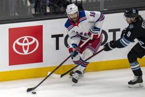 Kreider scores tiebreaking goal in 3rd period and Rangers rally for 5-3 win over Utah