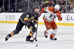 Hertl scores decisive goal as Golden Knights beat Ducks 3-1