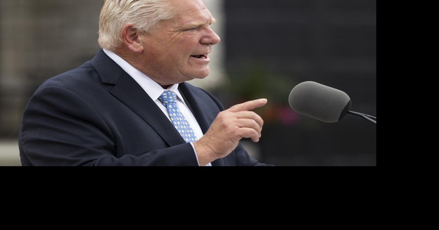 Ontario Premier Doug Ford tones down rhetoric in war of words with Donald Trump
