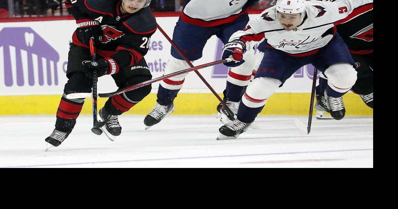 Orlov scores late, Caps beat Hurricanes for 9th win in 11