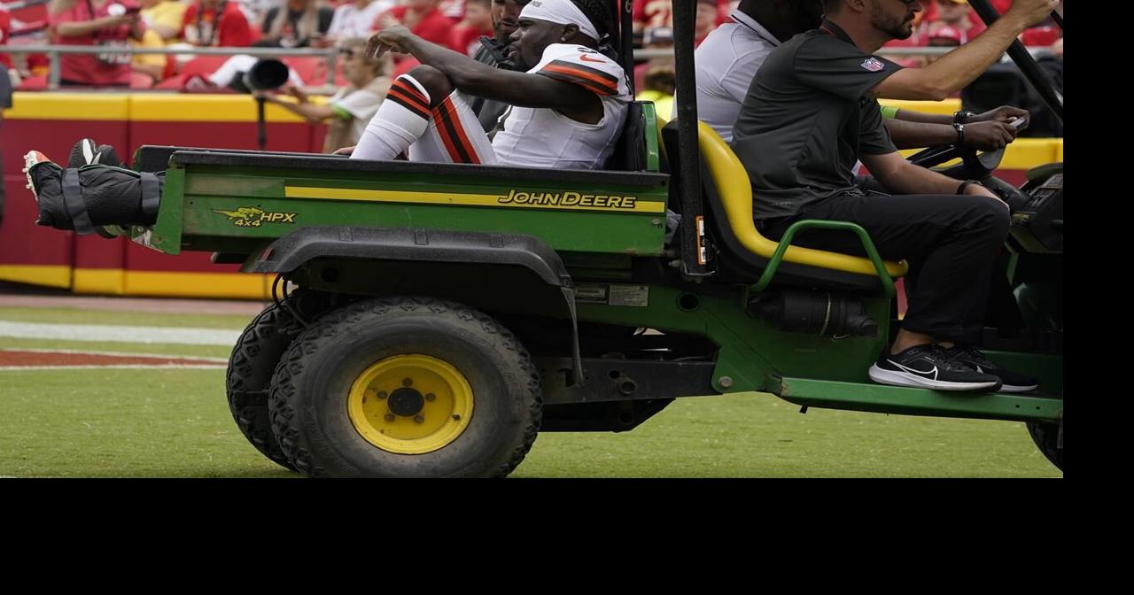 Browns' Grant has a season-ending injury and Ward has a concussion ...