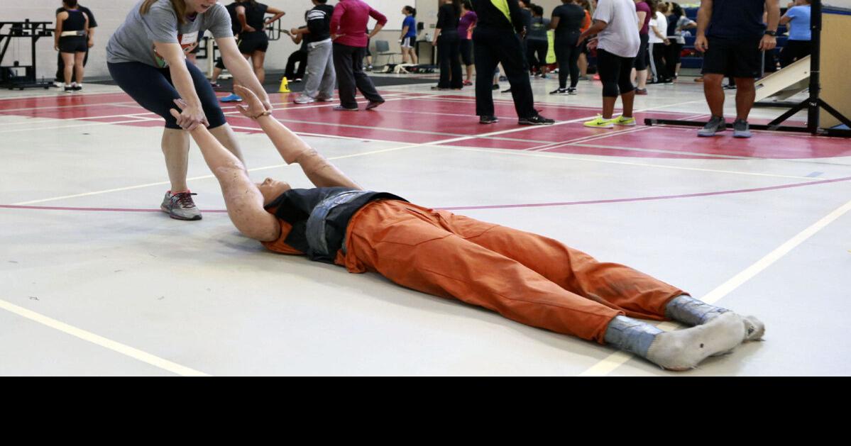 Police fitness test Going through the motions of law enforcement