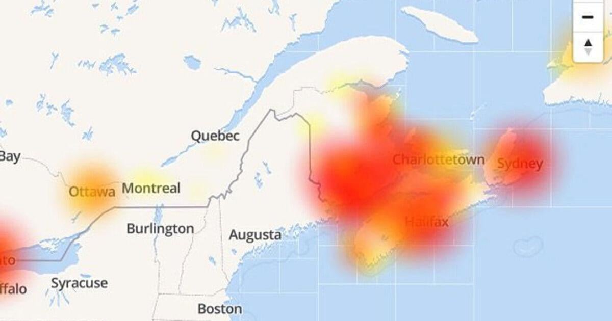 Much of Atlantic Canada hit by major cellphone, internet service outage