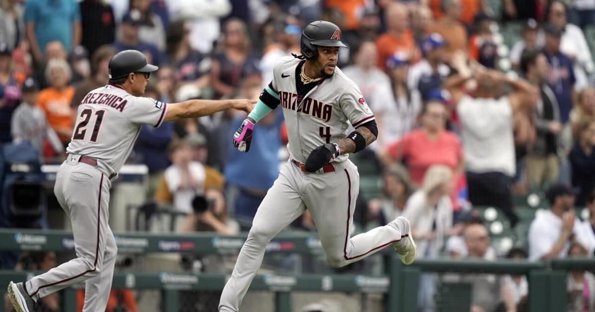 Diamondbacks Rangers Score Diamondbacks score 4 in 9th, beat Tigers for 5th straight win, Detroit ...