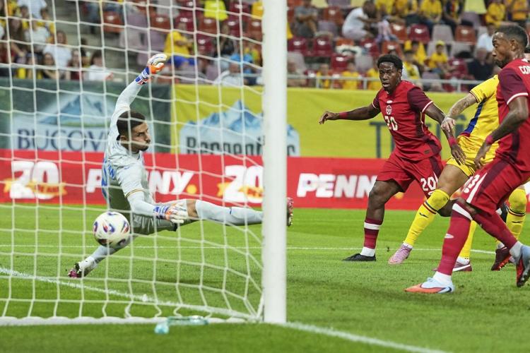 Ali Ahmed scores and sets up a goal in Canadian win over Romania in soccer friendly